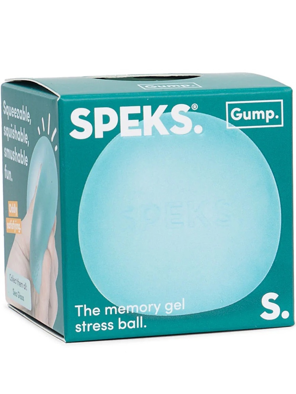 SPEKS | Gump. Memory Gel Stress Ball Squishy Fidget in Sea Glass